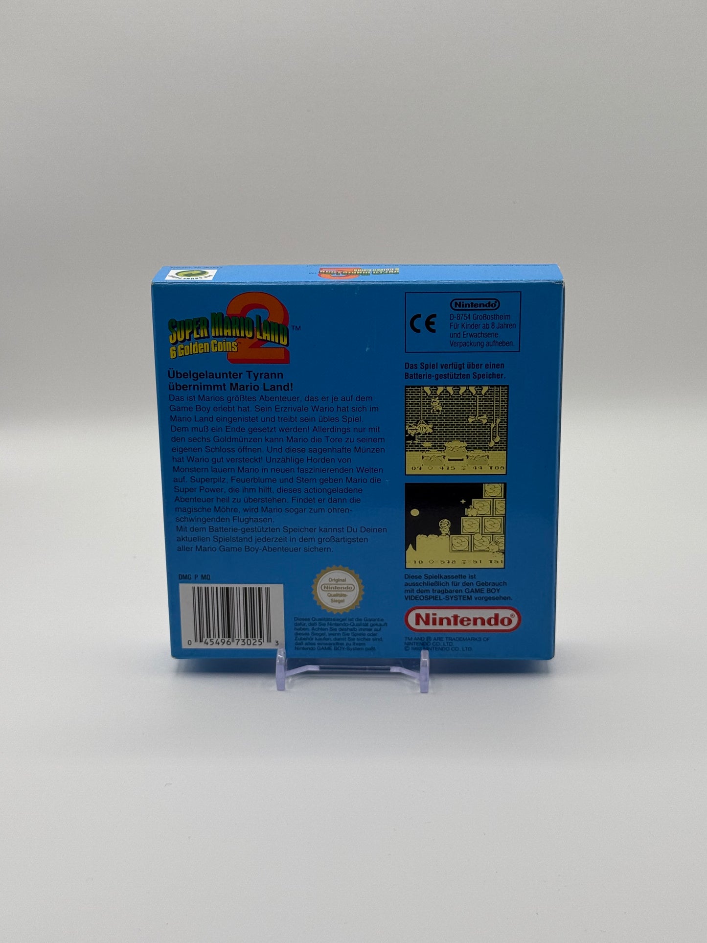 Super Mario Land 2: 6 Golden Coins (Game Boy) – OVP & Anleitung