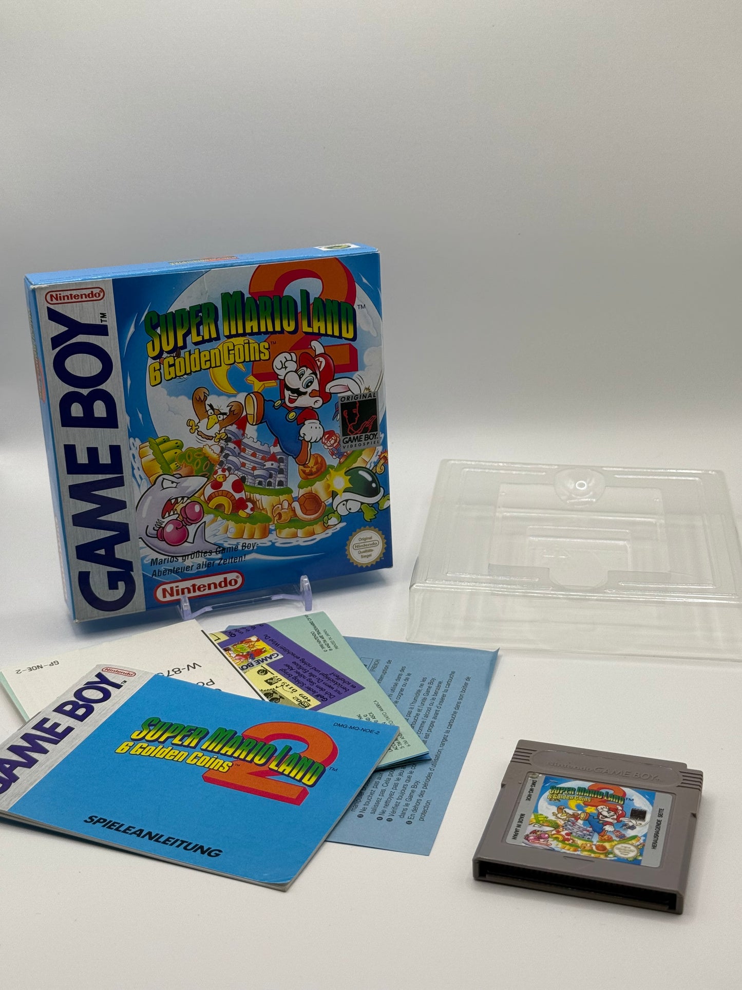 Super Mario Land 2: 6 Golden Coins (Game Boy) – OVP & Anleitung