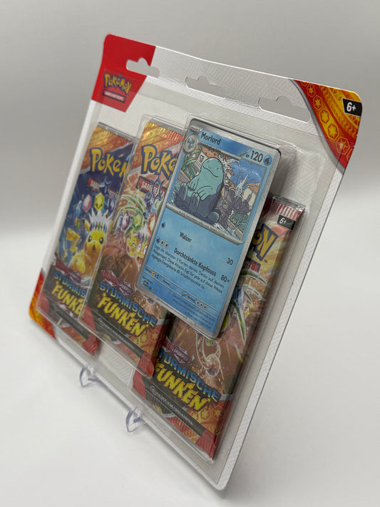 Pokémon 3-Pack Blister Stürmische Funken Morlord