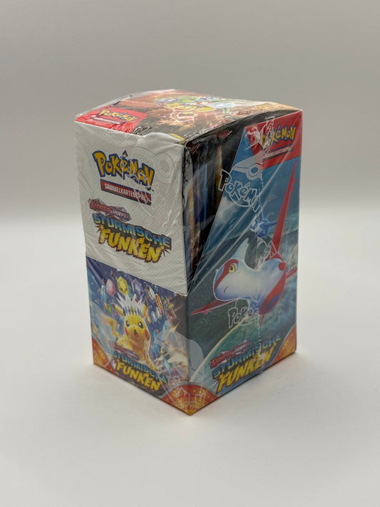 Pokémon Display (18 Booster) Stürmische Funken NEU